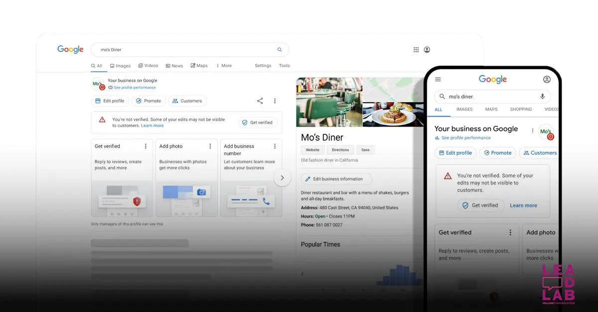 Cos'è Google Business Profile? - Lead lab